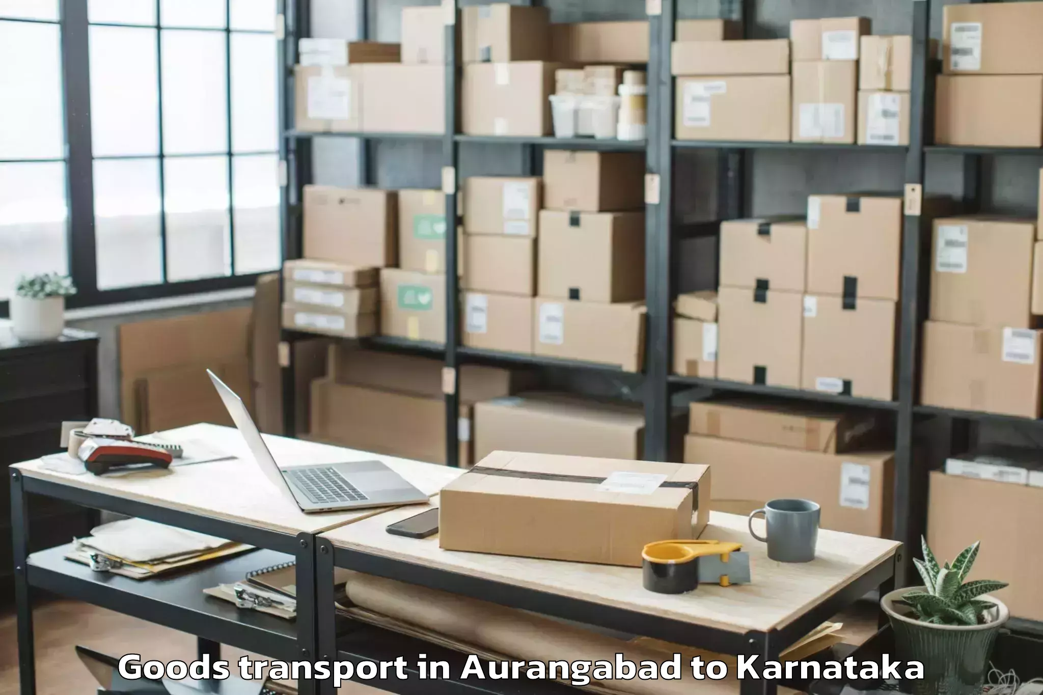 Professional Aurangabad to Jagalur Goods Transport